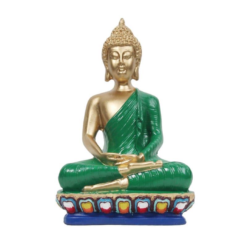 Buy Mangala Budha Showpiece -Green Showpieces from Vaaree