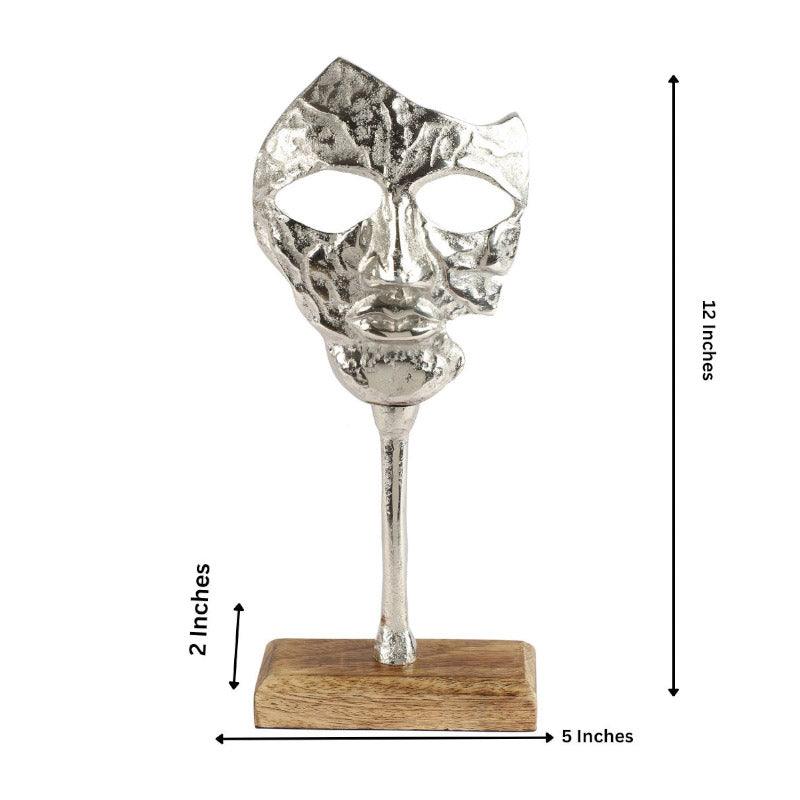 Buy Masque Glare Showpiece - Silver Showpieces from Vaaree