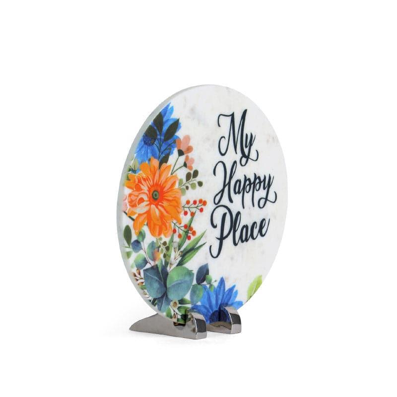 Buy My Happy Place Floral Table Accent Showpiece from Vaaree