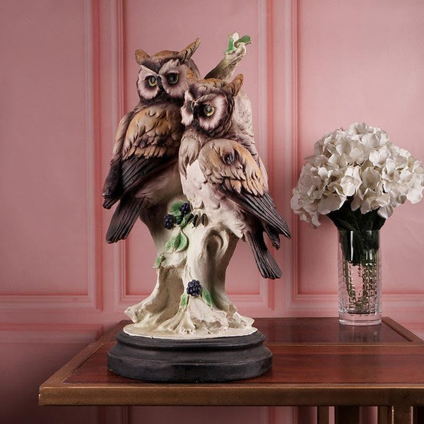Showpieces - Mystic Perch Owls Showpiece