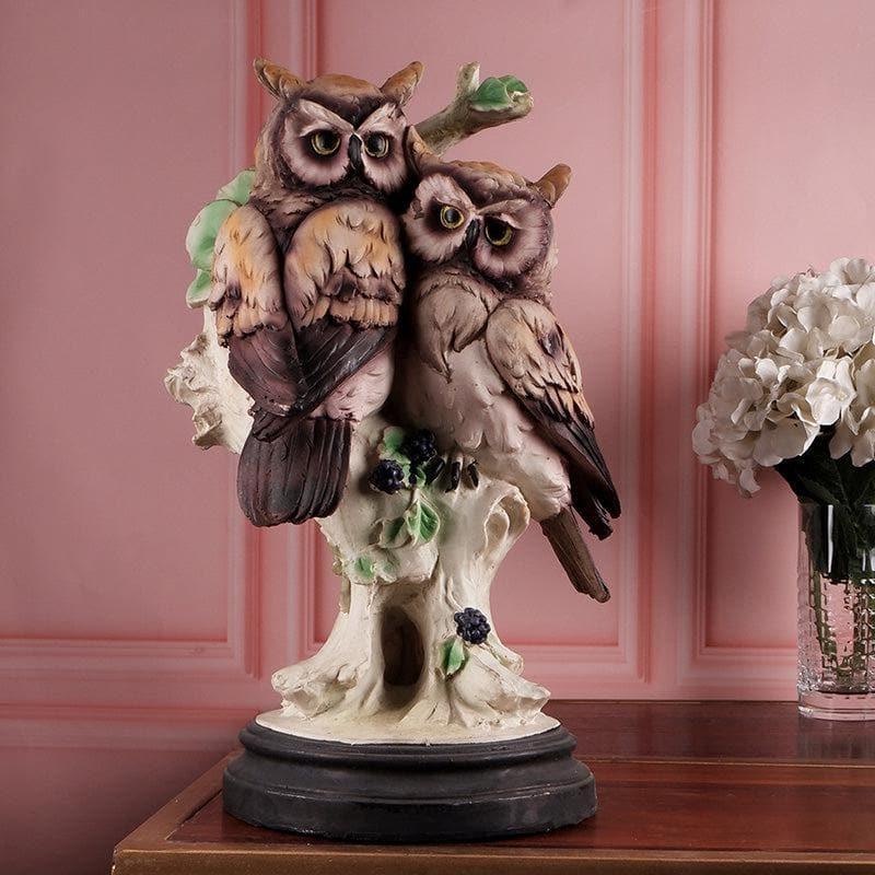 Showpieces - Mystic Perch Owls Showpiece