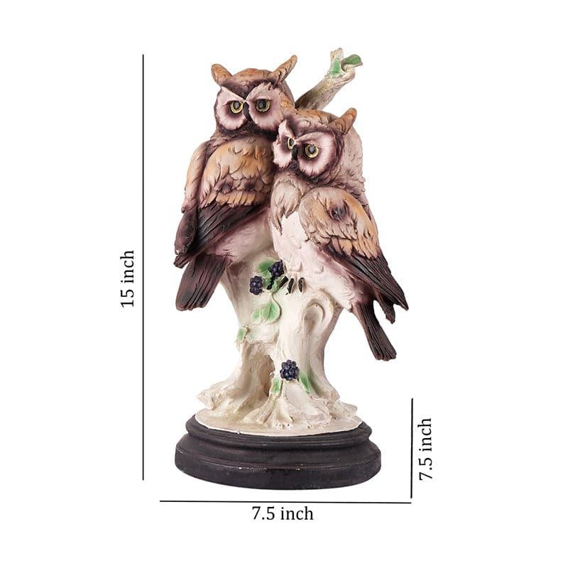 Buy Mystic Perch Owls Showpiece Showpieces from Vaaree