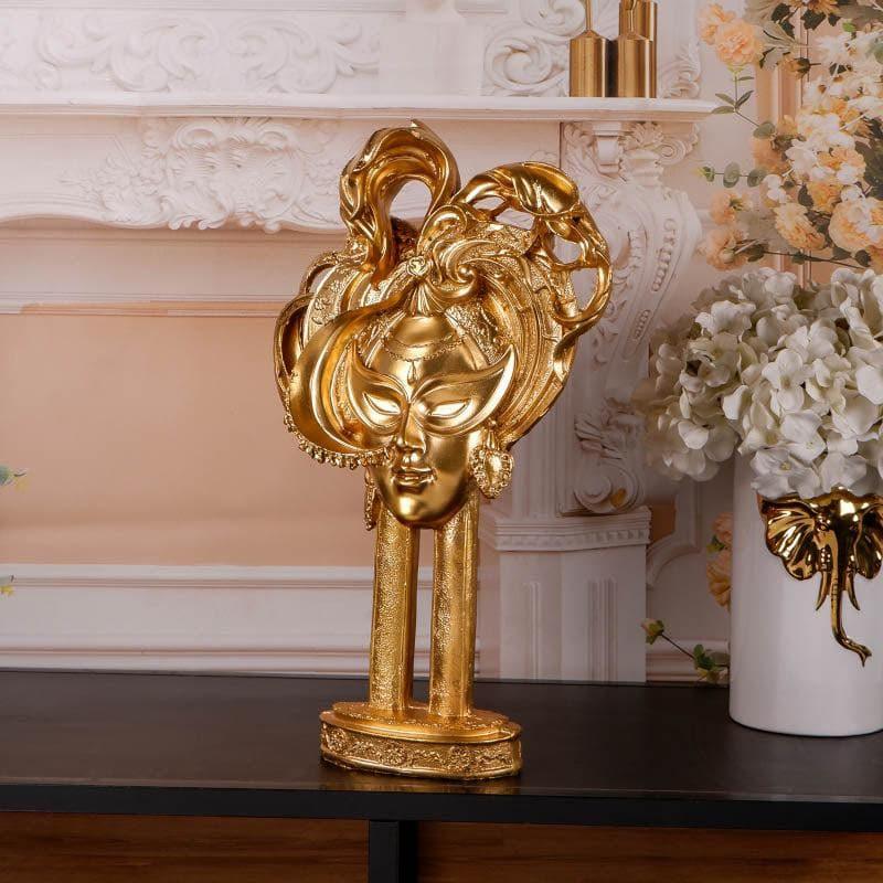 Buy Opulent Medusa Showpiece - Gold Showpieces from Vaaree