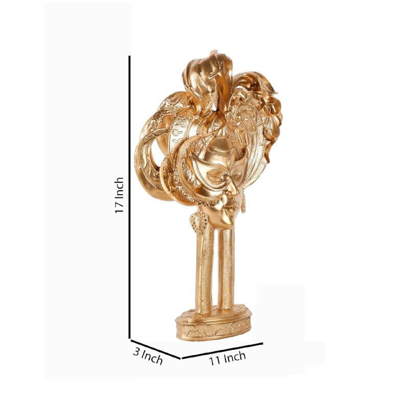 Buy Opulent Medusa Showpiece - Gold Showpieces from Vaaree