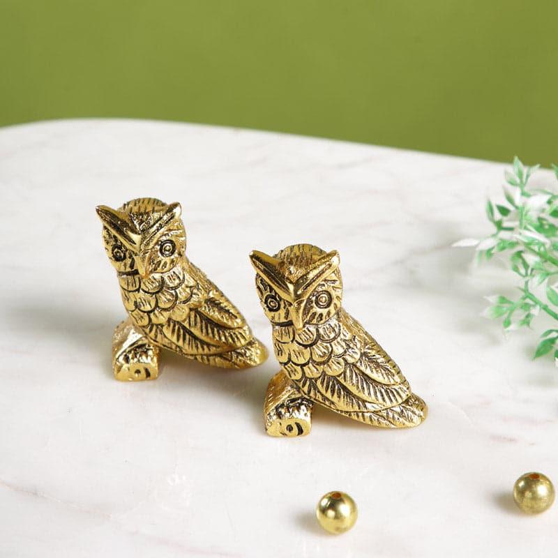 Buy Owl Grady Showpiece - Set Of Two Showpieces from Vaaree