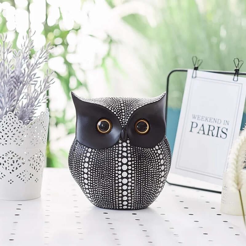 Buy Owl Spot Showpiece - Black Showpieces from Vaaree