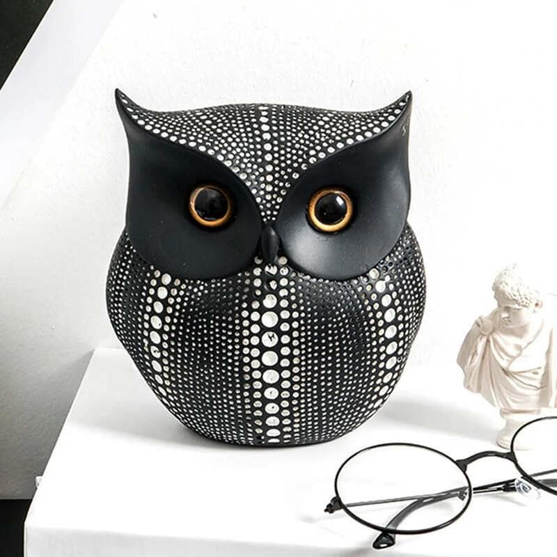 Buy Owl Spot Showpiece - Black Showpieces from Vaaree