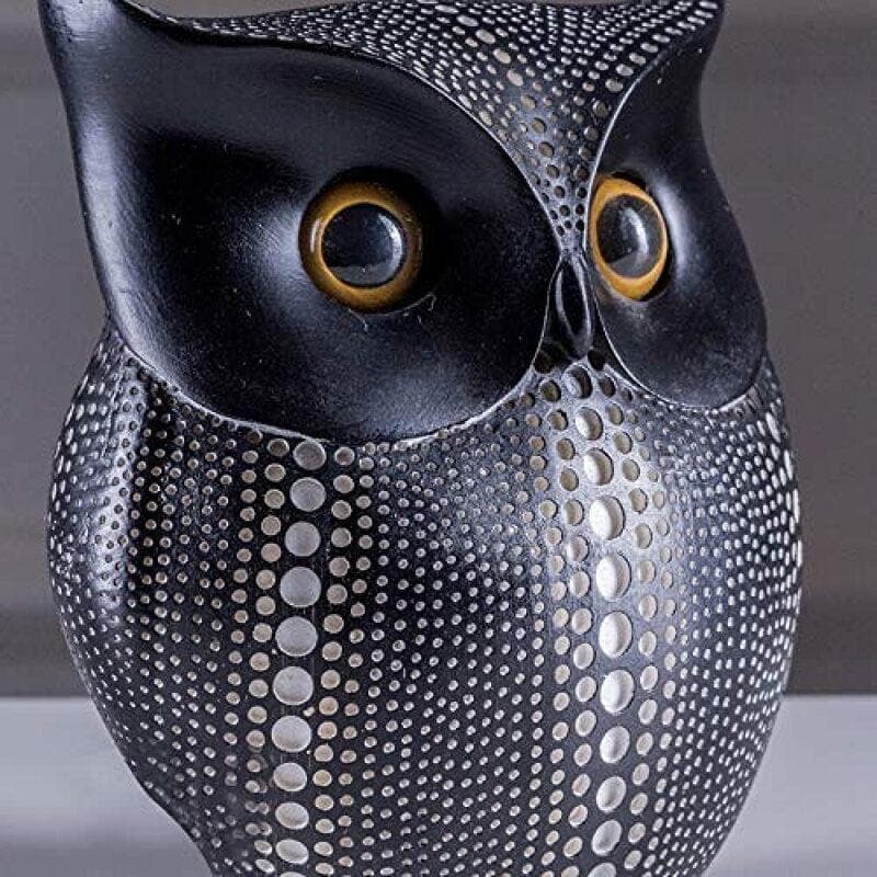 Buy Owl Spot Showpiece - Black Showpieces from Vaaree