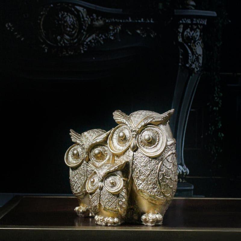 Buy Owl Town Showpiece - Gold Showpieces from Vaaree