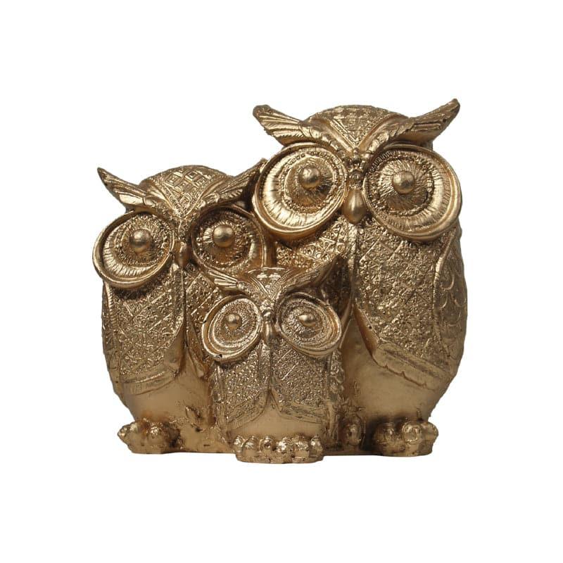 Buy Owl Town Showpiece - Gold Showpieces from Vaaree