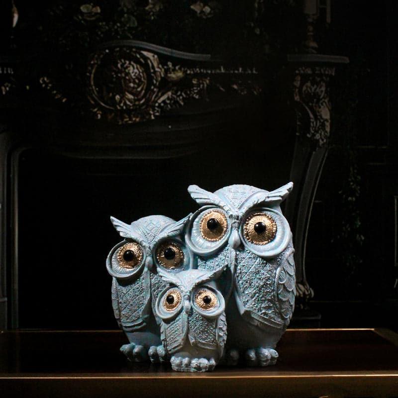 Buy Owl Town Showpiece - Grey Showpieces from Vaaree