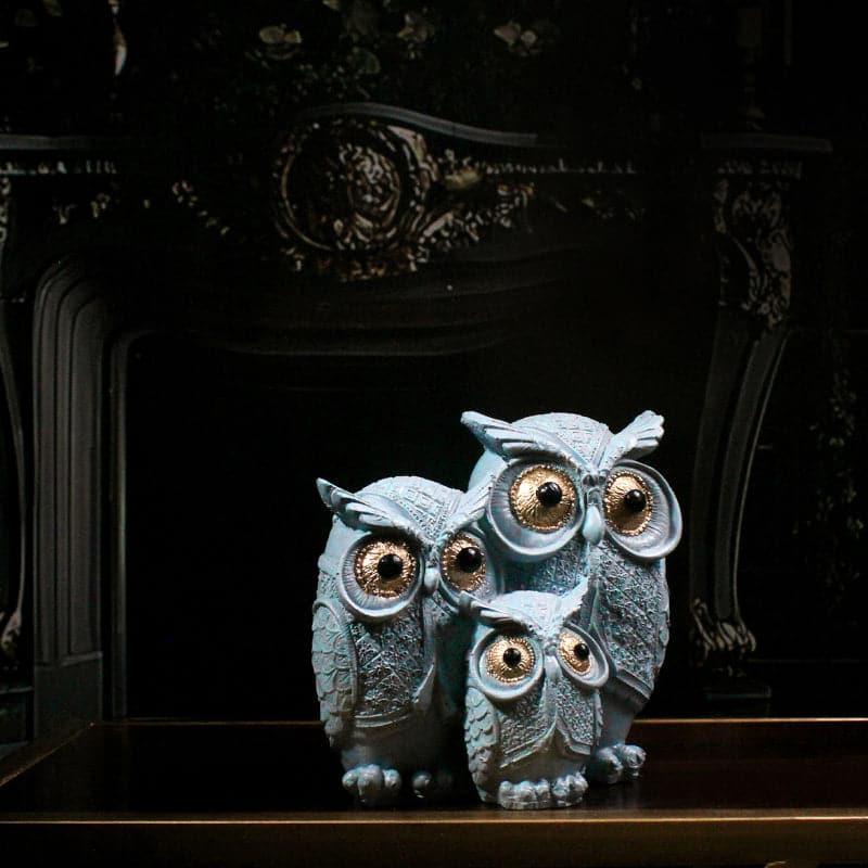 Buy Owl Town Showpiece - Grey Showpieces from Vaaree