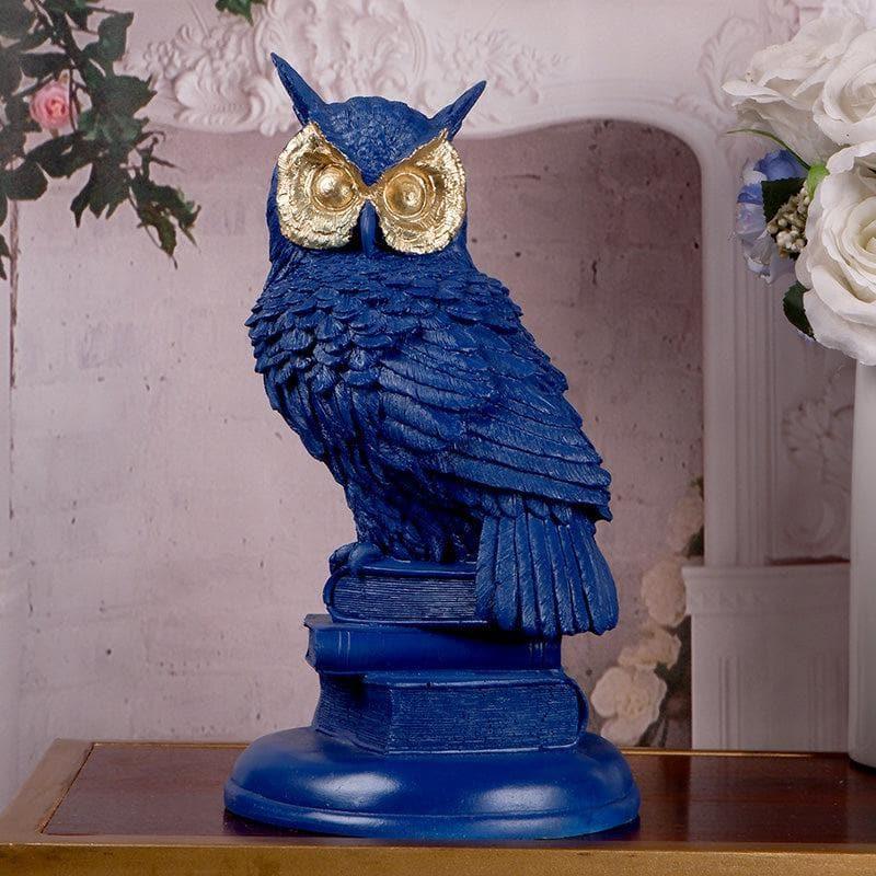 Buy Owlchemy Showpiece - Blue Showpieces from Vaaree