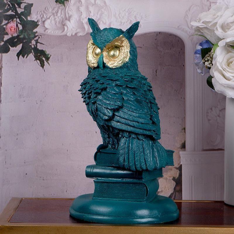 Buy Owlchemy Showpiece - Teal Showpieces from Vaaree