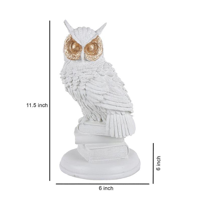 Buy Owlchemy Showpiece - White Showpieces from Vaaree