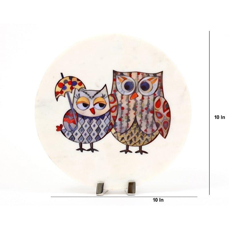 Buy Owlery Marble Showpiece Showpieces from Vaaree