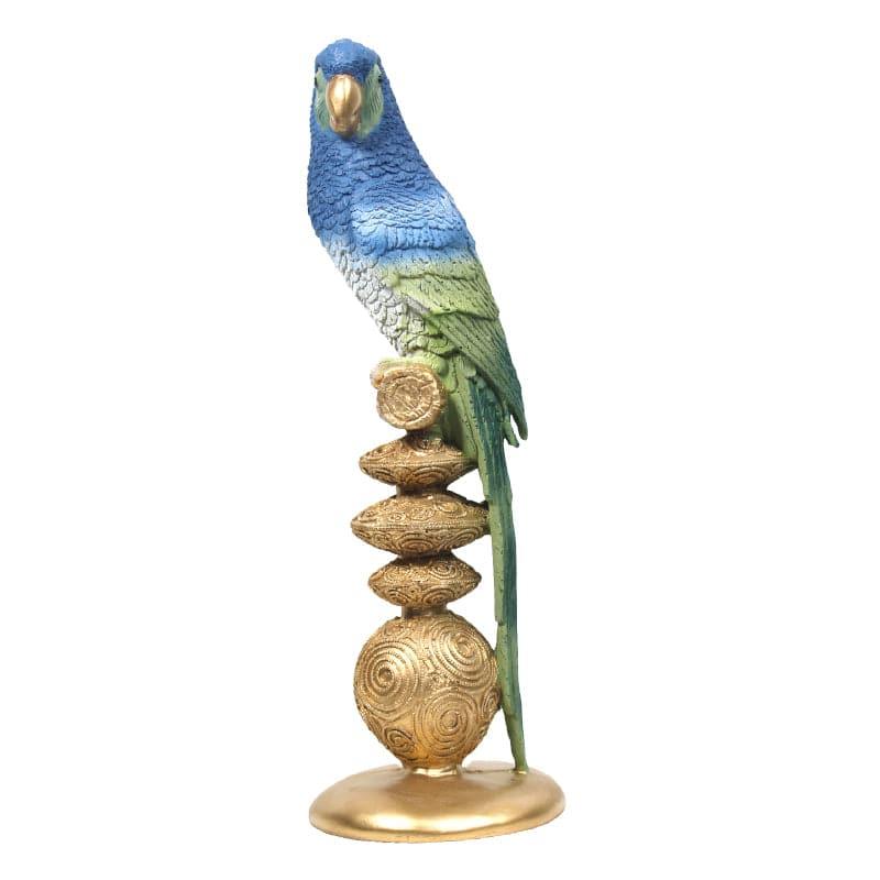 Buy Parrot Whistle Showpiece - Green & Blue Showpieces from Vaaree