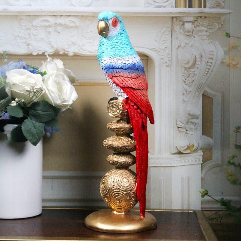 Showpieces - Parrot Whistle Showpiece - Red & Blue