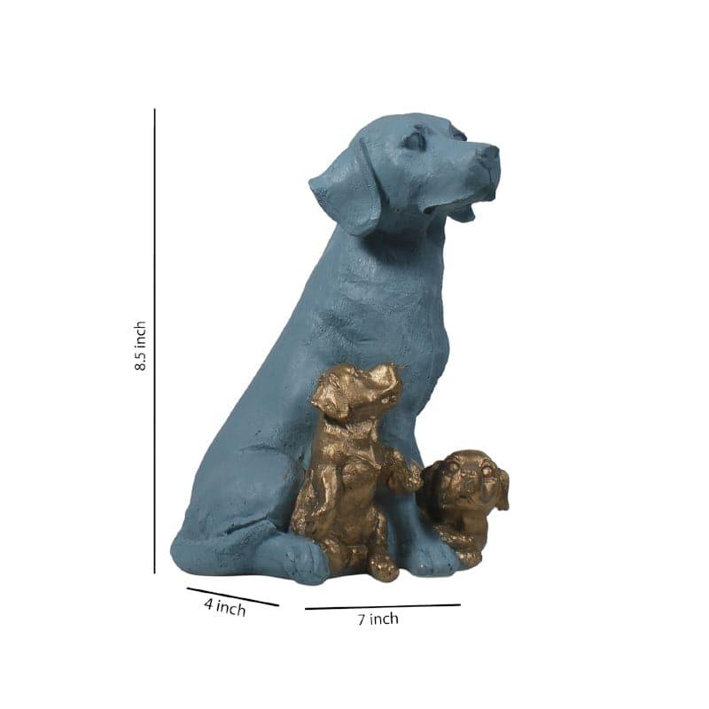 Buy Pawsome Family Showpiece - Blue Showpiece from Vaaree