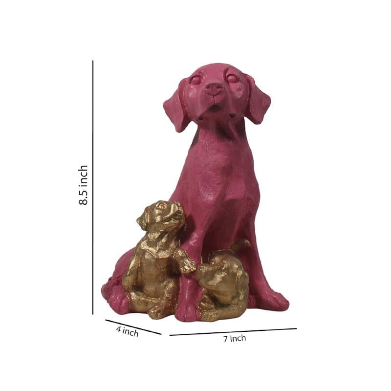 Buy Pawsome Family Showpiece - Pink Showpieces from Vaaree