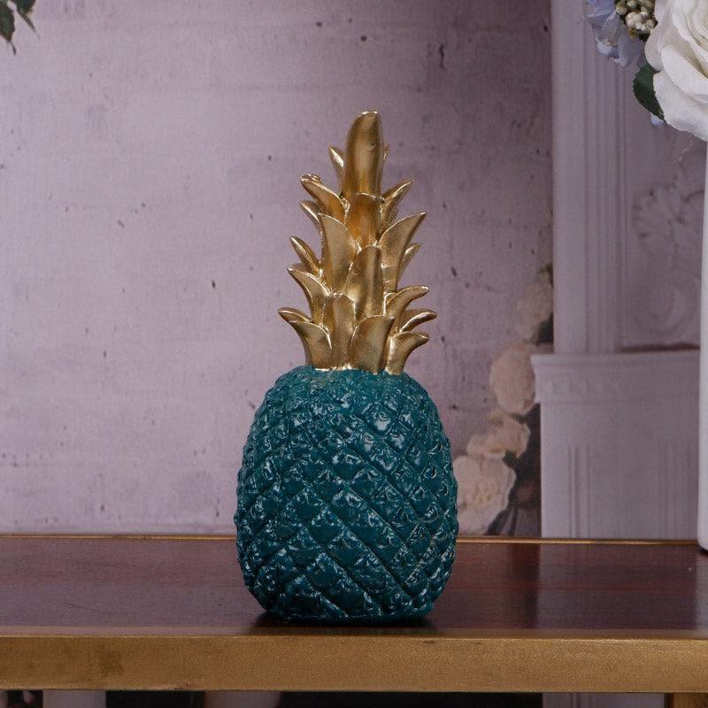 Buy Pineapple Poly Showpiece - Green & Gold Showpieces from Vaaree