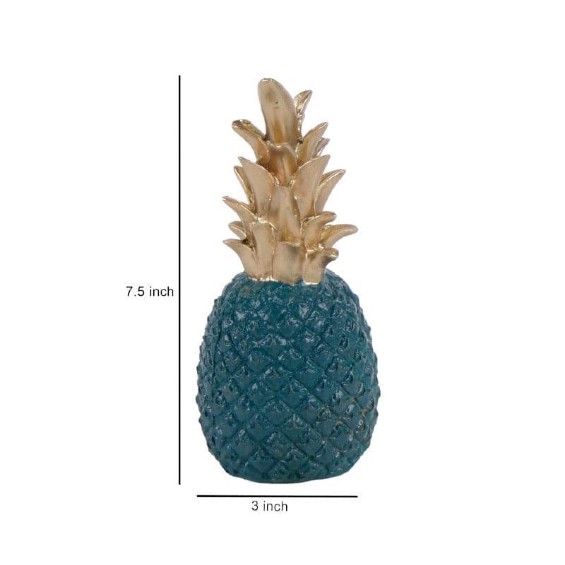 Buy Pineapple Poly Showpiece - Green & Gold Showpieces from Vaaree