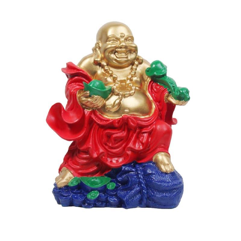 Showpieces - Prosper Play Laughing Buddha Showpiece - Red