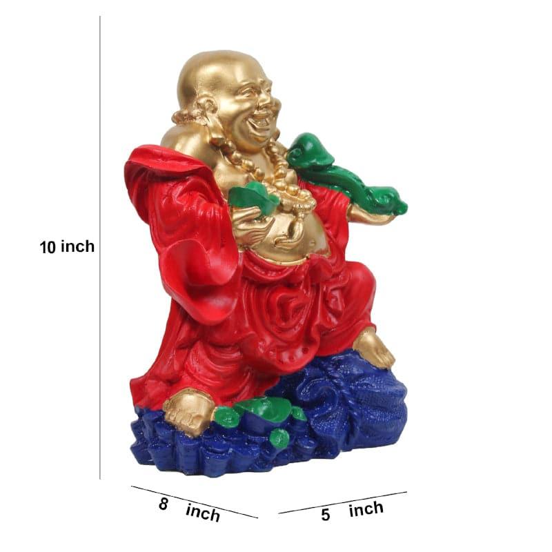 Showpieces - Prosper Play Laughing Buddha Showpiece - Red