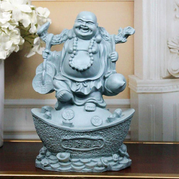 Showpieces - Prosperity Usher Laughing Buddha Showpiece