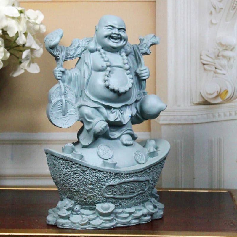 Buy Prosperity Usher Laughing Buddha Showpiece Showpieces from Vaaree