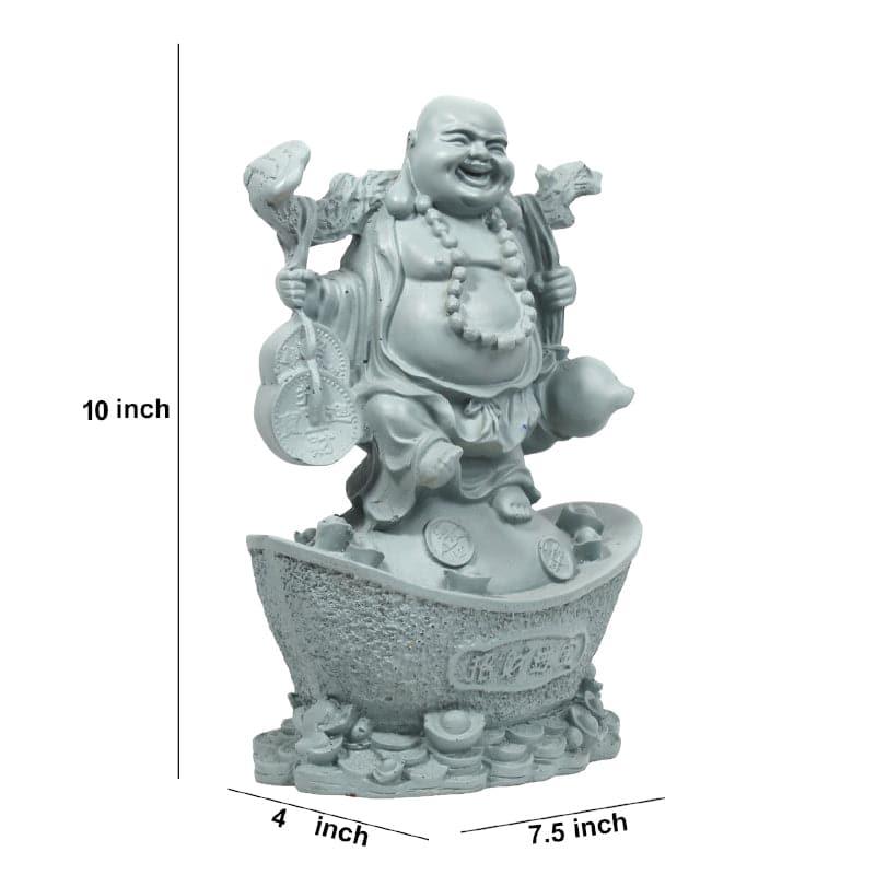 Buy Prosperity Usher Laughing Buddha Showpiece Showpieces from Vaaree