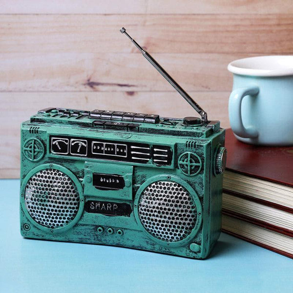 Buy Showpieces - Radio Role Table Accent - Green at Vaaree online