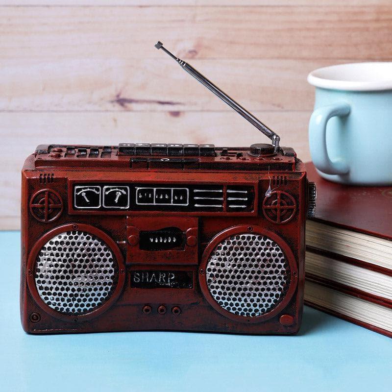 Buy Radio Role Table Accent - Red Showpieces from Vaaree