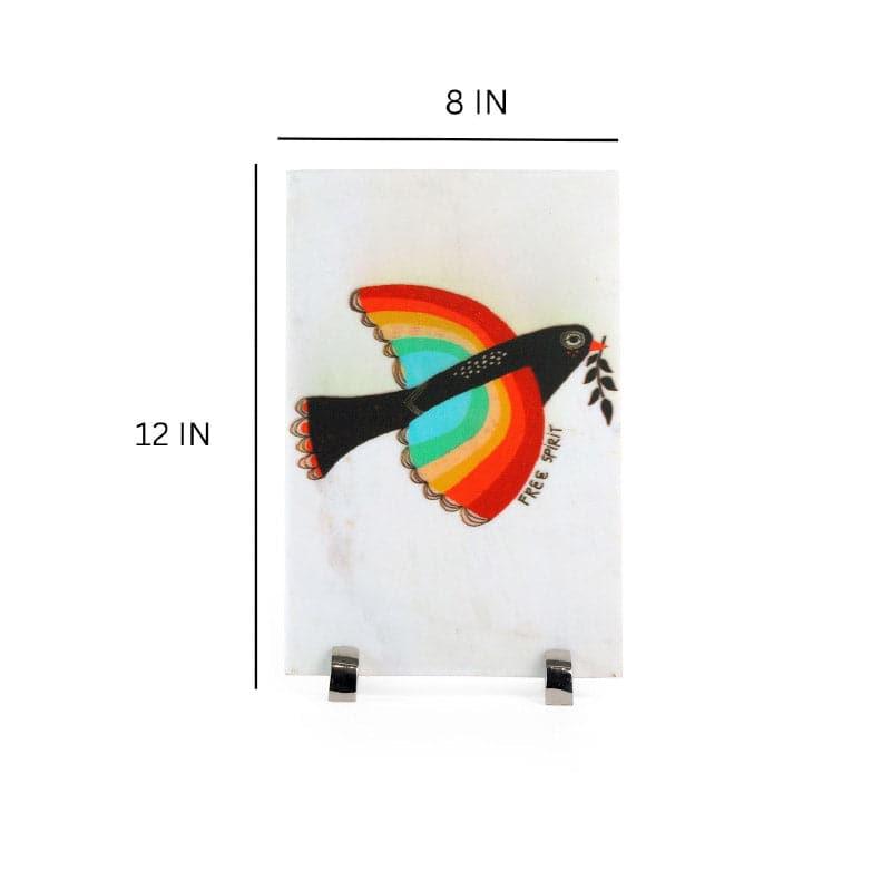 Showpieces - Rainbow Bird Table Accent