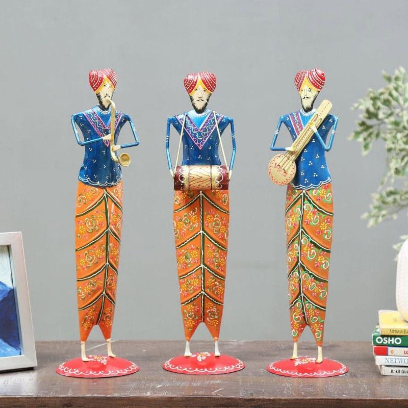 Buy Rajasthani Musical Showpiece - Set Of Three Showpieces from Vaaree