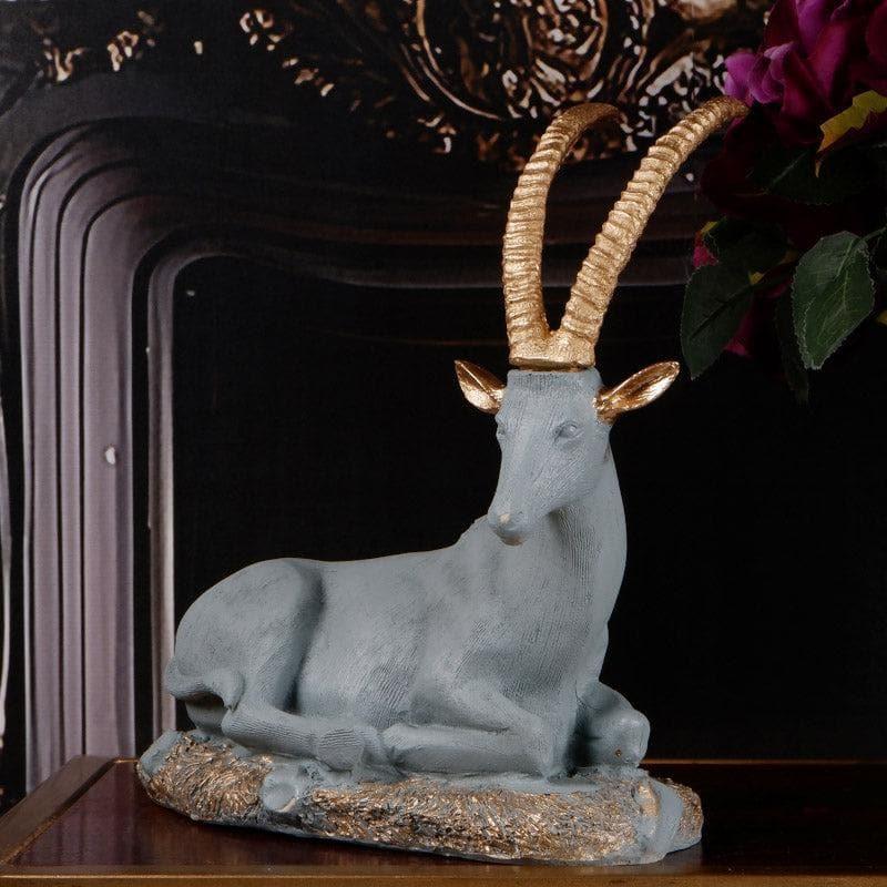 Buy Rego Stag Showpiece - Grey Showpieces from Vaaree