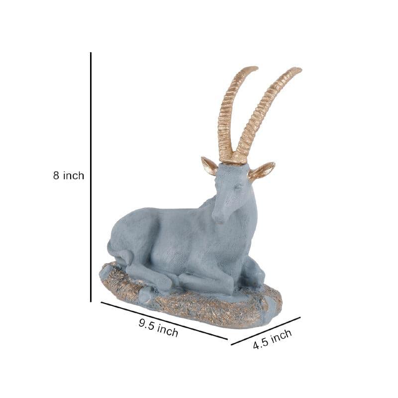 Buy Rego Stag Showpiece - Grey Showpieces from Vaaree