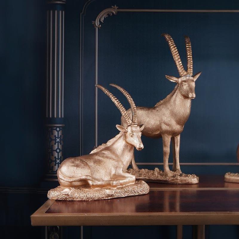 Buy Rego Stag Showpiece - Set Of Two Showpieces from Vaaree