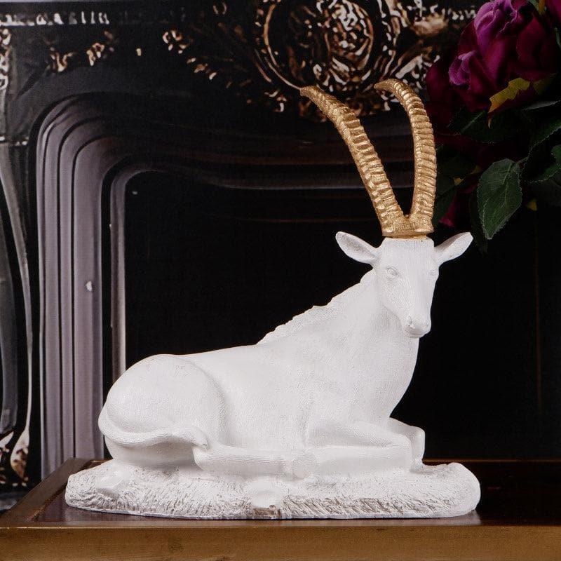 Buy Rego Stag Showpiece - White Showpieces from Vaaree