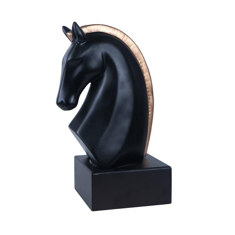 Buy Royal Stallion Showpiece - Black Showpieces from Vaaree