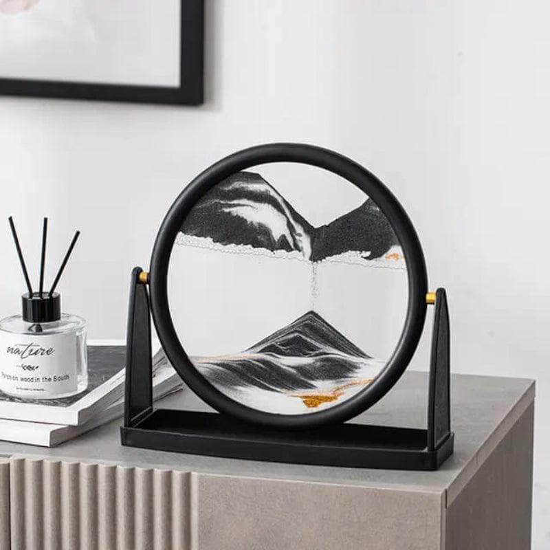 Buy Showpieces - Sandscape Rotating Table Accent - Black at Vaaree online