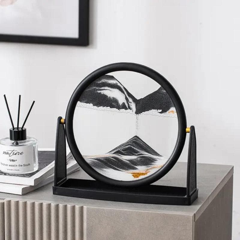 Buy Sandscape Rotating Table Accent - Black Showpieces from Vaaree