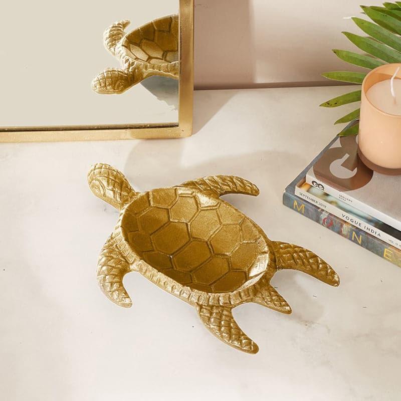 Buy Sea Swim Turtle Trinket Tray Showpieces from Vaaree