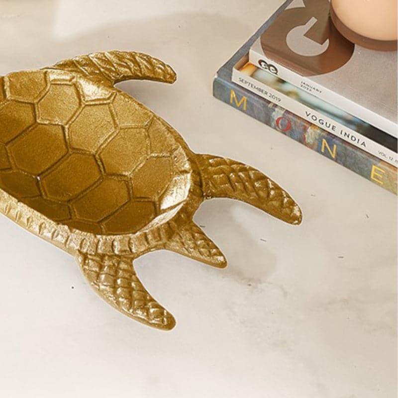 Buy Sea Swim Turtle Trinket Tray Showpieces from Vaaree