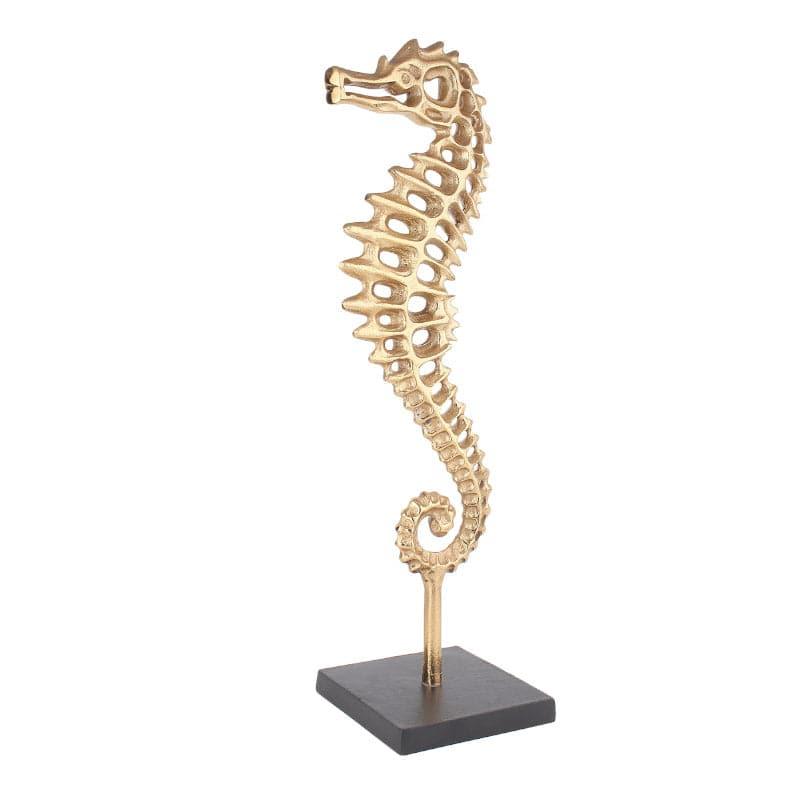 Buy Seahorse Shine Showpiece - Gold Showpieces from Vaaree