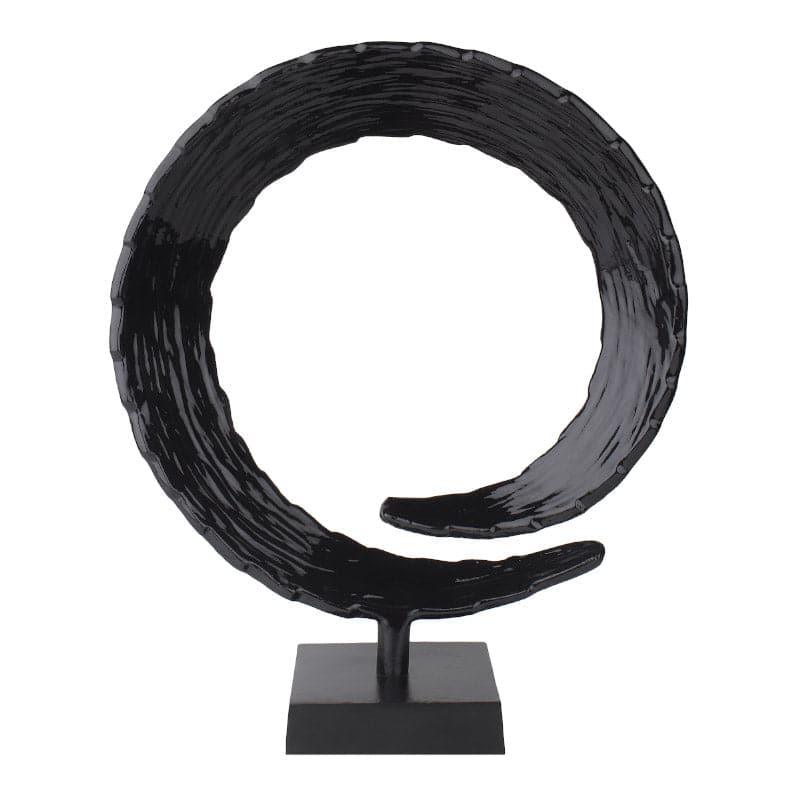 Buy Serene Spiral Showpiece - Black Showpiece from Vaaree