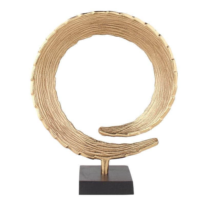 Buy Serene Spiral Showpiece - Gold Showpieces from Vaaree