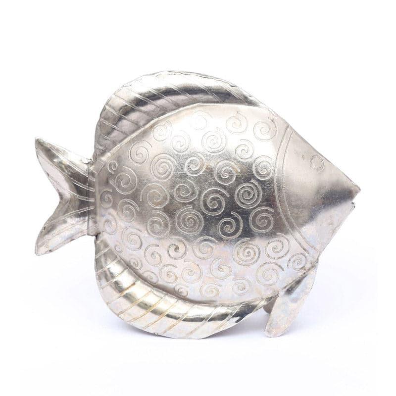 Buy Silver Fishsome Showpiece Showpieces from Vaaree