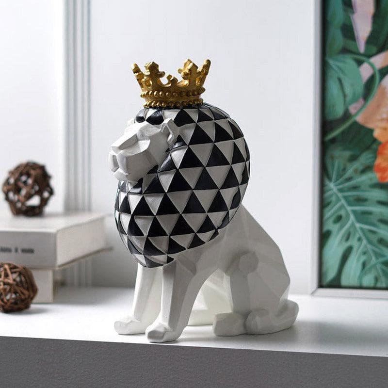 Buy Simba Glaze Showpiece - White Showpieces from Vaaree