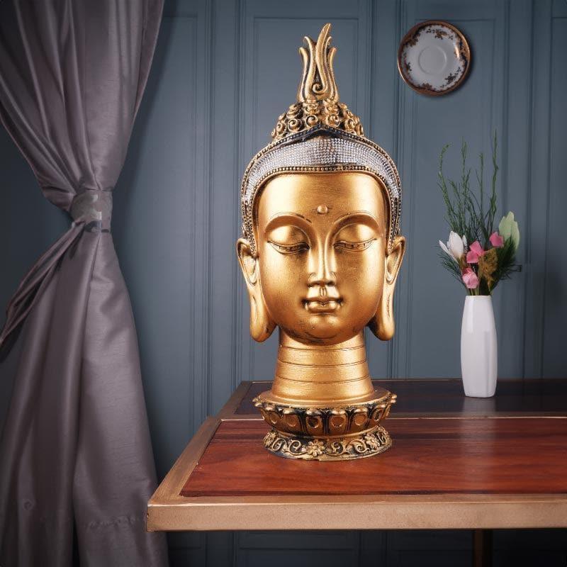 Showpieces - Spiritually Crowned Buddha Showpiece